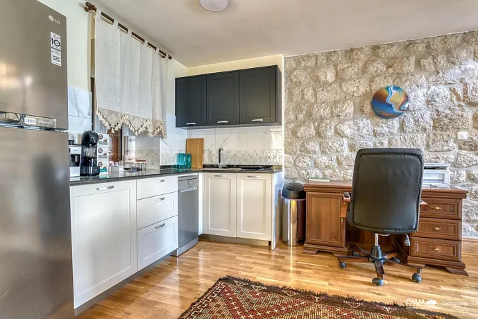 Stunning Stone Villa in Prčanj with Panoramic Bay Views